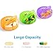 BUG HULL Pill Organizer 2 Times a Day, Twice a Day Weekly Pill Box, 7 Day AM PM Pill Case, Daily Round Medicine Organizer for Vitamins, Fish Oils or Supplement