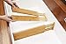Thomas Grace Homewares Bamboo Kitchen Drawer Organizer Divider Stackable for Deep Drawers. (Set-of- 4) Spring Loaded Dividers that are Expandable & Adjustable. Kitchen Organizer.