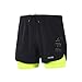 ARSUXEO Men's Active Training Running Shorts 2 in 1