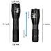 ROKKES LED Rechargeable Handheld Flashlight - Zoomable, Professional Ultra Bright 1500 Lumens from 3 CREE LEDs Torch, RGB 3 Colors Light, Tactical Portable Flashlights with 18650 Battery