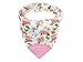 Honey Molly Baby Bandana Bibs for Teething and Drooling - 4 Pack Soft Drool Bibs for Boys and Girls - BPA-FREE Food Grade Silicone Teether, Adjustable Nickel-Free Snaps - 100% Organic Cotton