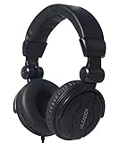 Uleader DJ9400 High-Definition DJ Headphones (DJ9400 Black)