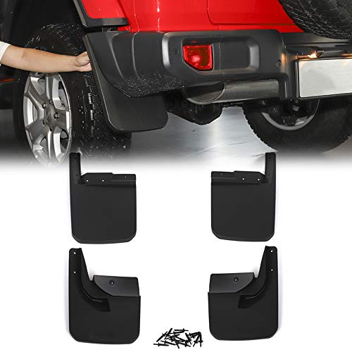 Buy JeCar Jeep Mud Guard Splash Guards Front & Rear Body Style Deluxe
