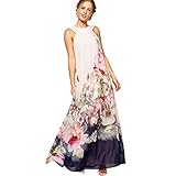 Women's Dress, Laimeng Casual Fit and Flare Floral Sleeveless Dress (XXL)