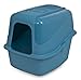 Petmate Kitty Komplete Jumbo Hooded Litter Pan and Hood, Peacock/Slate