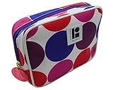 Estee Lauder Lisa Perry Pink Red Blue Purple White Cosmetic MakeUp Bag