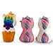 WATINC Random 3 Pcs Animal squishy Sweet Scented Vent Charms Slow Rising squishies Kawaii Kid Toy, Lovely Stress Relief Toy, Animals Gift Fun Large(3p Horse)