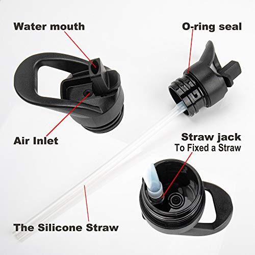 Straw Lid Fit for Hydro Flask Standard Mouth Simple Modern Ascent and