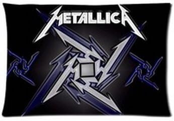 Daily necessities LTD Metallica Pillow Cases for Beds 20"x30" (Two Sides) Home Cushion Cover Pillowcase