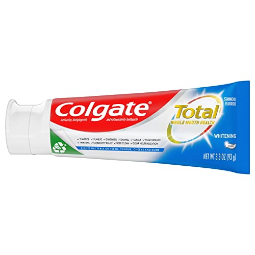 Colgate Total Whitening Toothpaste, Freshens Breath, Whitens Teeth and Provides Sensitivity