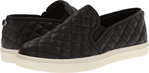 Steve Madden Women's Ecentrcq Sneaker, Black, 9.5 Wide