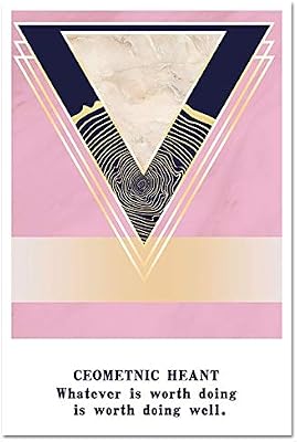 Tuvsk Modern Buildings Pink Wall Art Canvas Painting Picture Nordic Poster And Print Decorative Picture For Living Room Quote Decor Picture 2 40x50cm No Frame Amazon Ae