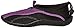 TECS Women's Aquasock Water Shoe (Purple/Black, 8)