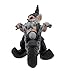 Zeckos Nowaday Gnomes Motorcycle Bikers- Male Dude on Black Bike and Female Chick Gnome on White Cycle Figurine Statue