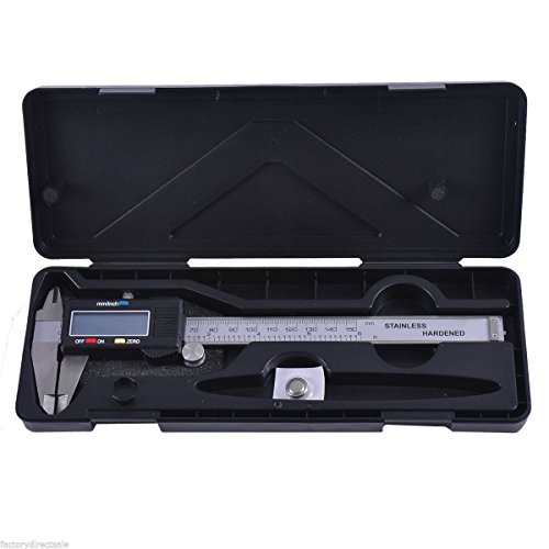 Digital Electronic Gauge Stainless Steel Vernier 150mm 6inch Caliper Micrometer