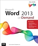 Word 2013 on Demand by