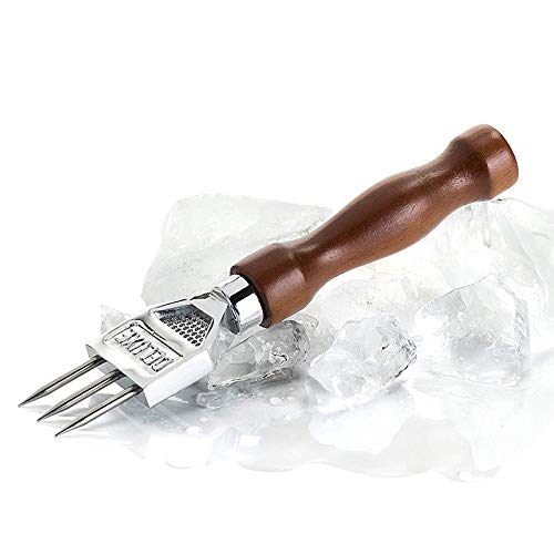 NEYOANN EIS Pickel - Robuster EIS HHCksler mit Massivem Holz Griff, DREI Zackiger EIS Brecher Aus Edelstahl 304 für… – Bild 8