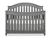 Full Size Conversion Kit Bed Rails for Evolur Cribs (Steel Grey/Storm Grey)