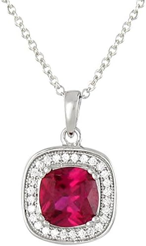 Tous mes bijoux COED01037X Short Necklace - 925 Sterling Silver with Cubic Zirconia - 45 cm
