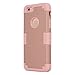 Pandawell iPhone 6S Case, Hybrid Heavy Duty Shockproof Case with Dual Layer [Hard PC+ Soft Silicone] Impact Protection for Apple iPhone 6 / 6S 4.7 inch (Rose Gold)