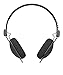 Skullcandy S5AVGM-400 Knockout Women's On-Ear Headphones with Mic & Remote, Geo Quilted Black/Chrome
