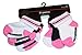 Harley-Davidson Baby Girls' Socks, Three Pack, Pink/Black/White S9AGI63HD