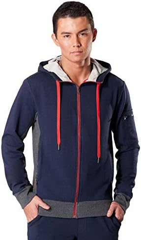 softwearlab Bamboo Fleece Hoodie large navy