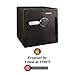 SentrySafe Fireproof and Waterproof Steel Home Safe with Keypad, Floor Safe with Interior Lighting and Shelves, 1.23 Cubic Feet, 17.8 x 16.3 x 19.3 Inches, SFW123FUL