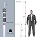 Anyoo Adjustable-Height Singular Tent Pole 7.5Ft Big Foot Telescoping Aluminum Twist Lock Tent Pole Strong Durable Lightweight Perfect for Camping Hiking Backpacking Shelters