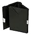 EXENTRI Trifold Wallets RFID in Nubuck Black Leather w/Stainless Lock