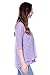 Bearsland Maternity Women's Lace Breastfeeding Nursing Tops,Purple,Large