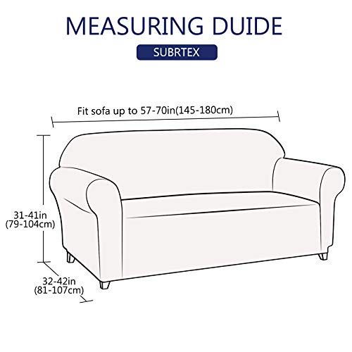 image for Subrtex 1-Piece Jacquard high Stretch Sofa slipcover, Furniture Protec