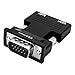 HUACAM HDMI to VGA Adapter/Converter 1080P HDMI Female to VGA Male Converter Adapter Dongle 3.5mm Stereo Audio Cable- for TVs, Computers, Laptops, Gaming Consoles, Blu-ray DVD Players & More