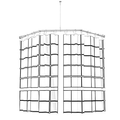 Quany Life Corner Shower Curtain Rod 304 Stainless 30 "x 24" x 30