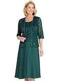Lace Jacket and Chiffon Dress
