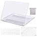 MOSISO Compatible with MacBook Pro 15 inch Case 2019 2018 2017 2016 Release A1990 A1707 with Touch Bar, Plastic Hard Shell Case & Keyboard Cover & Screen Protector & Storage Bag, Crystal Clear