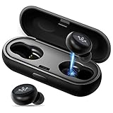 Levin True Wireless Earbuds Bluetooth 5.0 Headphones - Earbuds Earphones, Deep Bass HiFi 3D Stereo Sound with 16H Playtime, Physical Noise Reduction, Portable Charging Case and Built-in Mic