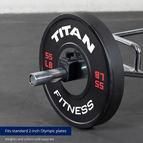 Titan Fitness Hex Trap Bar, 2inch Olympic Weightlifting Barbell, Rated