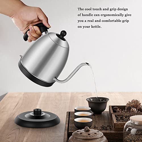 Stariver Electric Gooseneck Kettle, 1L Electric Kettle, BPAFree, Pour