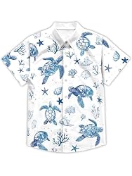 Hawaiian Shirts for Men Summer Beach Casual Short