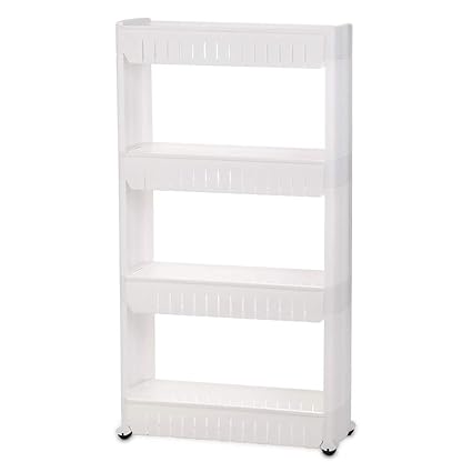 Gap Storage Organizer Fome 4 Tier Mobile Shelving Unit Organizer