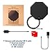 TV Antenna Indoor 50 Miles, Refun HDTV Antenna for Digital TV with Detachable Amplifier Signal Booster, USB Power Supply and 20FT High Performance Coax Cable
