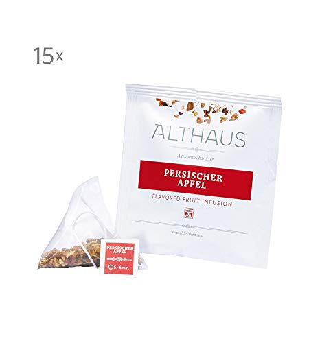 Althaus Tee PERSISCHER APFEL ⋅ Früchtetee im Pyramidenbeutel PYRA PACK ⋅ Aromatisierter Früchtetee mit Apfelgeschmack… – Bild 3