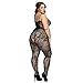 Deksias Crotchless Bodystocking Plus Size Open Crotch Lingerie for Women