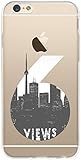 iPhone 6/6s (4.7) Case, Chrry Cases [Music] Views From The 6 Case Ultra Slim Transparent [Crystal Clear] TPU Case Cover for Apple iPhone 6 / iPhone 6s (4.7) - VFT6