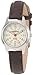 Timex Women's T40301 Expedition Metal Field Brown Leather Strap Watch