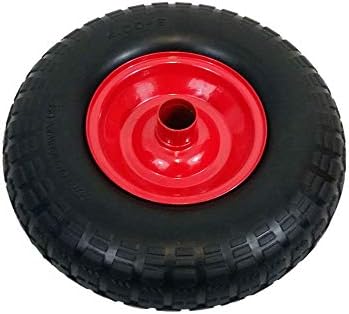Dtkh 13 x 4 - PU PUNCTURE PROOF wheelbarrow wheel tyre 4.00-6 foam filled 1/2" BORE