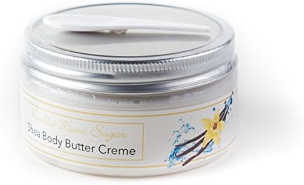 Lynne Leea All Natural, Shea Body Butter Cream, Deep Moisturizer for Face, Body, Dry Skin (Vanilla Maui Sugar)