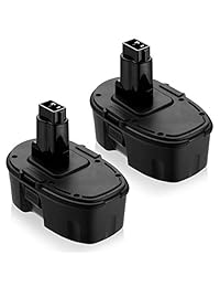 DC9096 DC9098 - Batería de repuesto para Dewalt (18 V, XPR, DC9096, DC9098, DC9099, DW9095, DW9096, DW9098, DE9038, 2 unidades)
