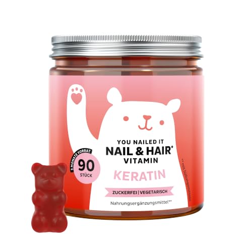Bears with Benefits - Gummibärchen Keratin - Haare & Nägel - 90 Stück